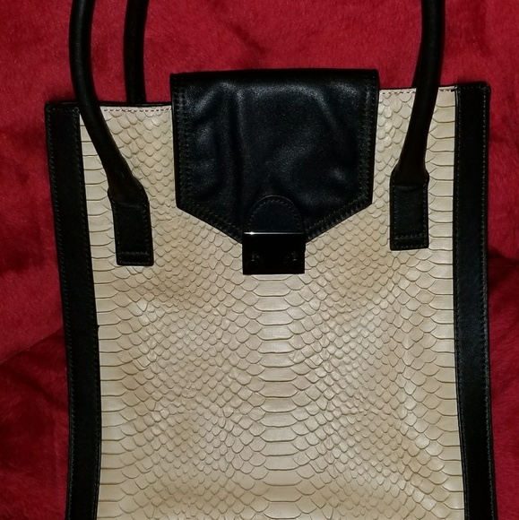 Loeffler Randall Work Tote Leather Handbag - Picture 6 of 6